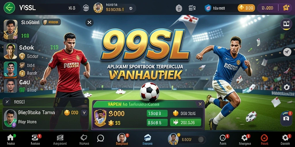 Tampilan screenshot 99SL yang menarik menunjukkan antarmuka taruhan olahraga.