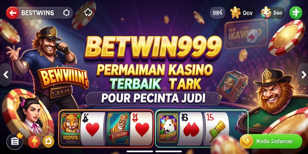 Tampilan gameplay Kasino BETWIN999 yang menarik dan interaktif.