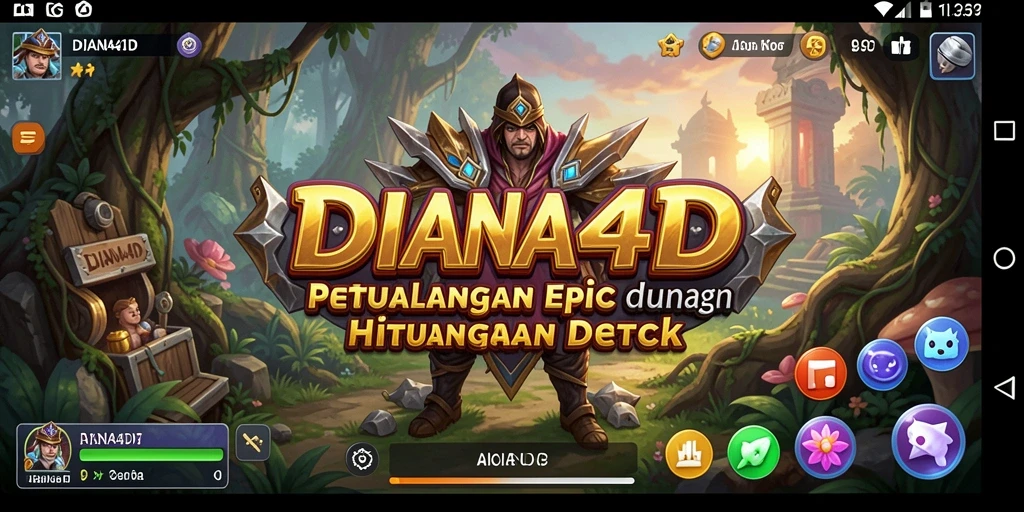 Tampilan action yang memukau dari gameplay DIANA4D.