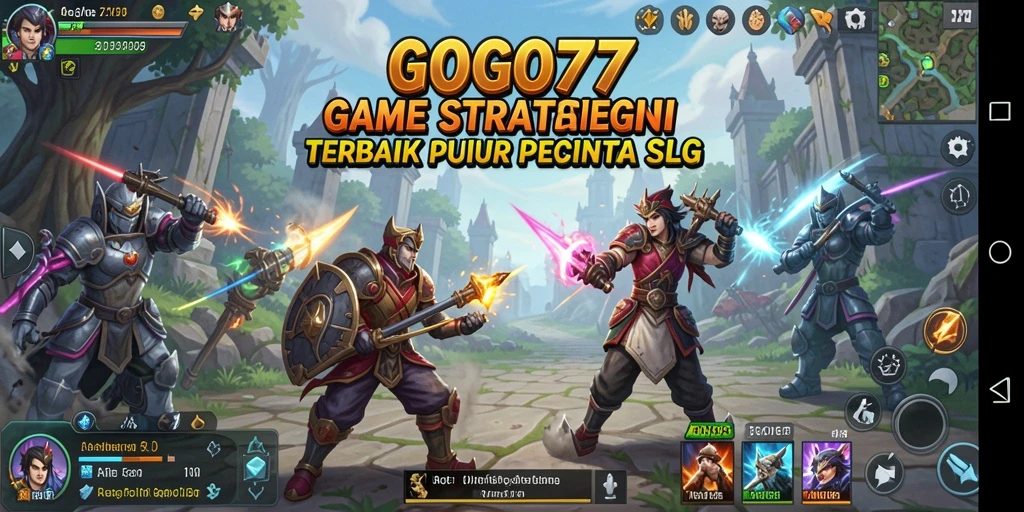 Tampilan gameplay GOGO77 yang mendebarkan dalam dunia SLG.
