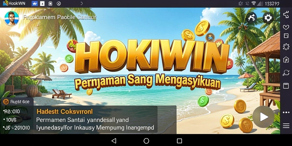 Screenshot utama HOKIWIN menampilkan gameplay Casual yang menarik.