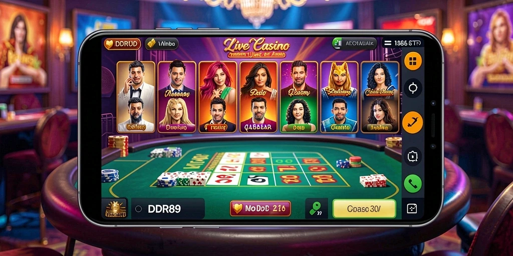 Tangkapan layar menampilkan gameplay seru di Live Casino IDR89.