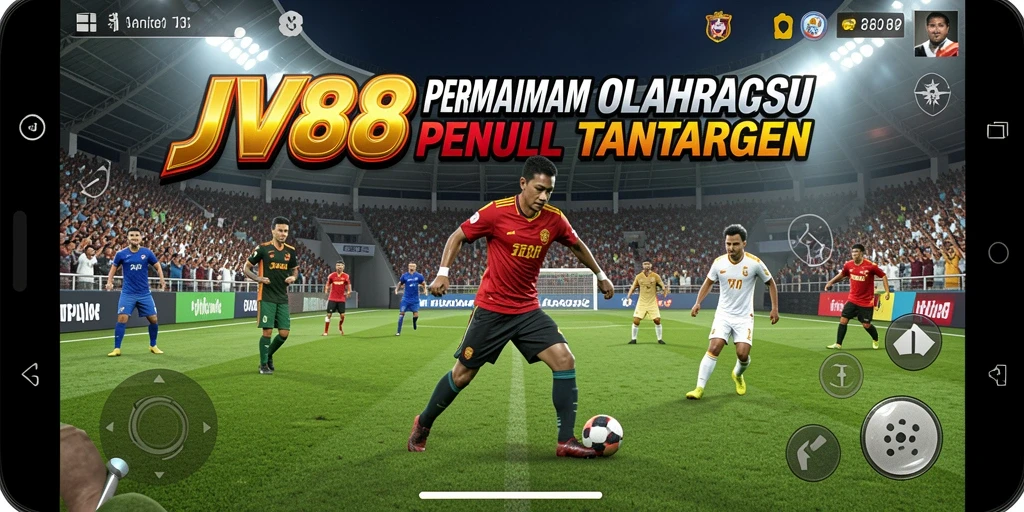 Tampilan menarik dari gameplay JV88 yang mendebarkan.