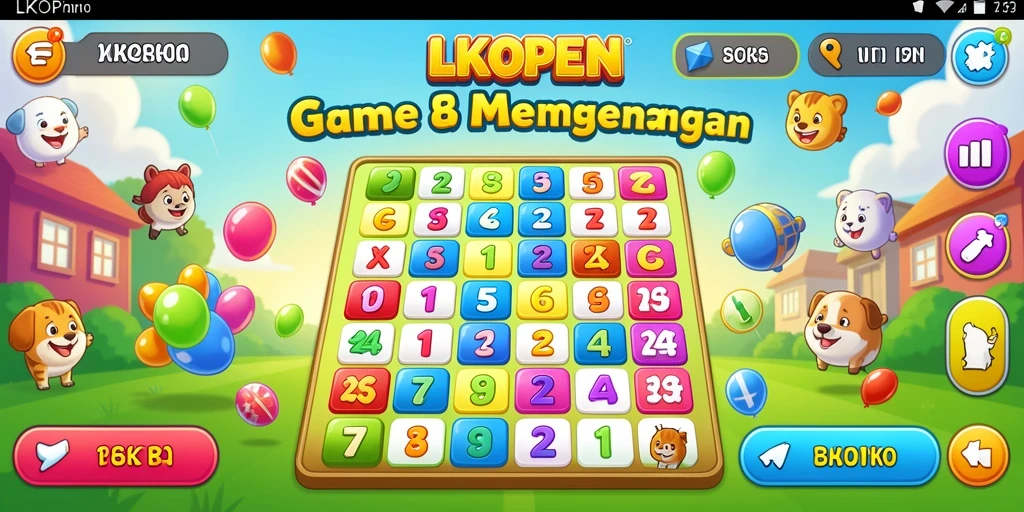 Tampilan gameplay seru dari LKOPEN dengan berbagai pengalaman Bingo.