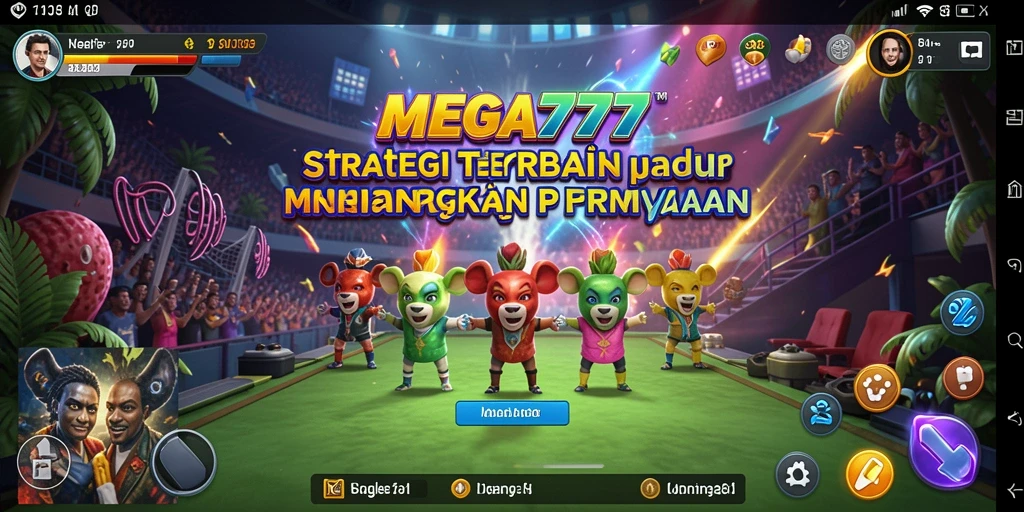 Screenshot dari gameplay MEGA777 menunjukkan aksi strategi yang mendebarkan.