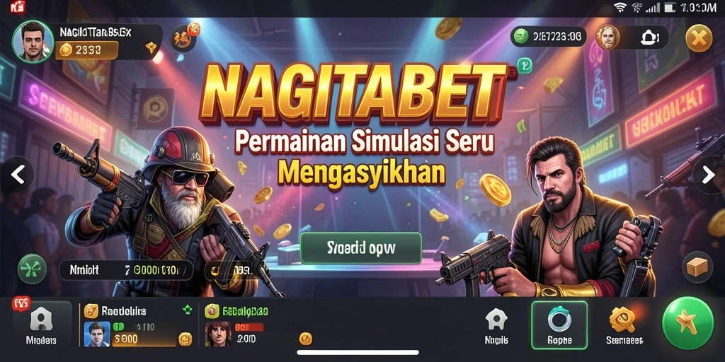 Tampilan gameplay NAGITABET dengan elemen simulasi yang menarik.
