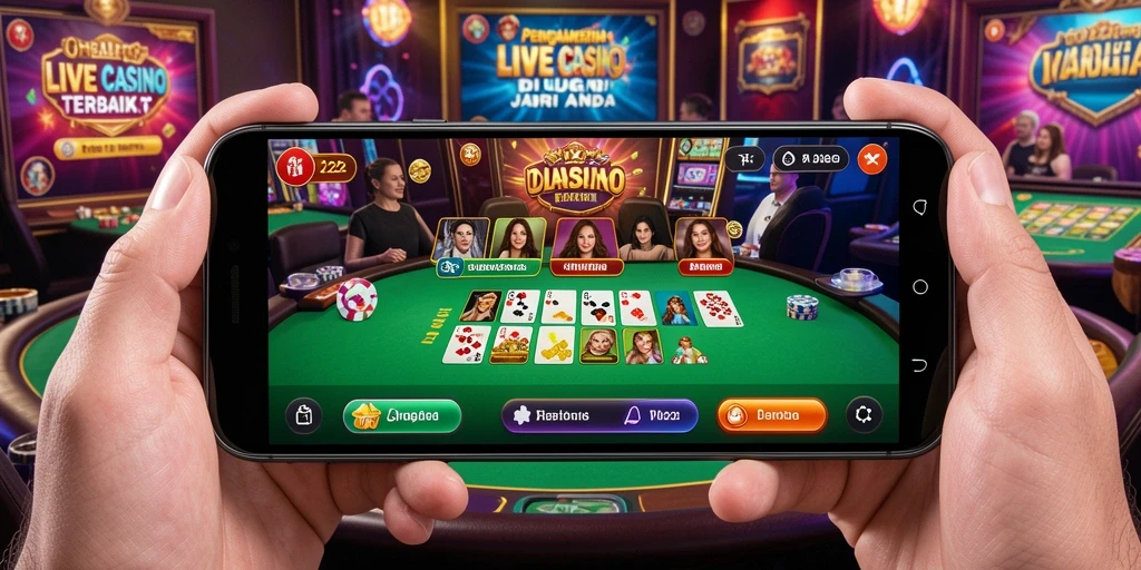 Tampilan gameplay menarik di aplikasi Live Casino OH222.