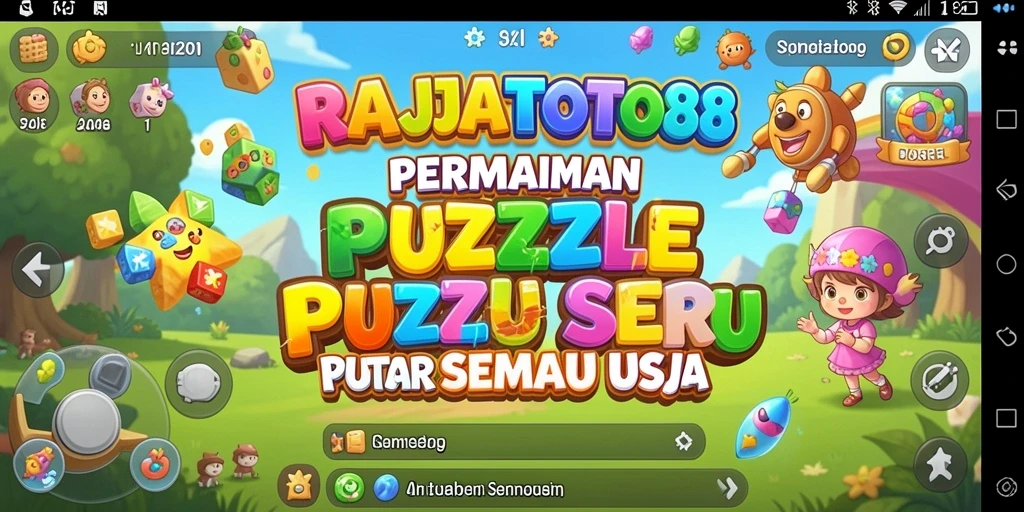 Screenshot gameplay RAJATOTO88 menampilkan tantangan Puzzle menarik.
