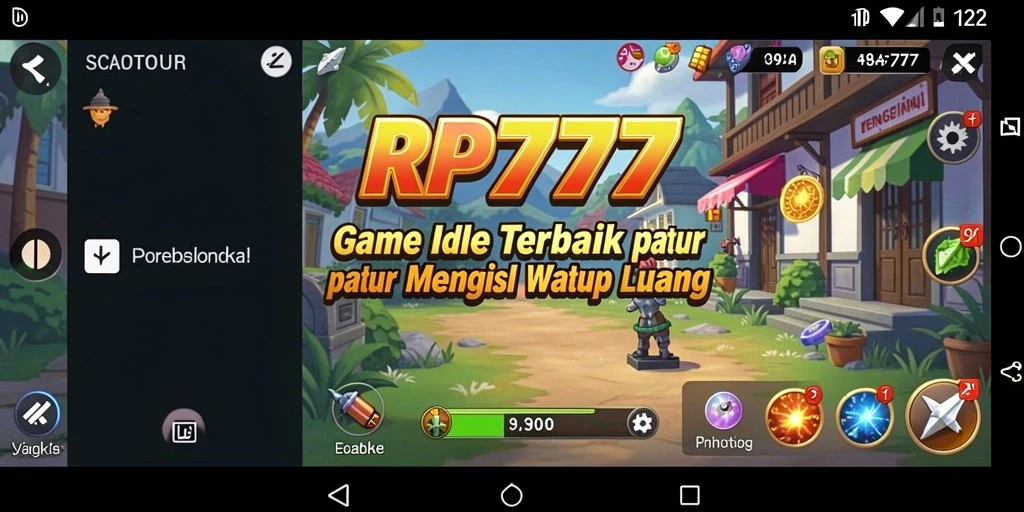 Tampilan gameplay yang menarik dari RP777.