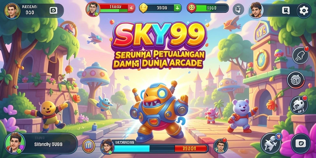 Tangkapan layar dari gameplay penuh aksi di SKY99.