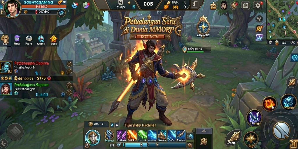 Gameplay seru dalam dunia MMORPG SOBATGAMING.