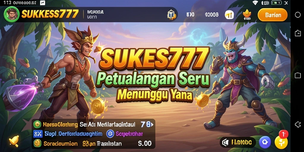 Gambaran gameplay menegangkan dan penuh petualangan di SUKSES777.
