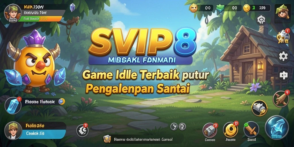 Tampilan gameplay SVIP8, penuh warna dan menarik.